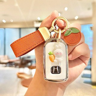 พร้อมส่ง พวงกุญแจรถยนต์ TPU ลาย Honda CRV5 CRVXRV Breeze HRV…