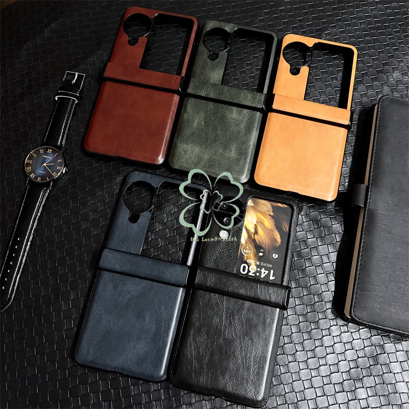 เคสโทรศัพท์หนัง ฝาพับ กันกระแทก ลายม้าบ้า สไตล์เรโทร สําหรับ Oppo Find N2 N3