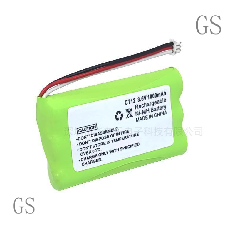 GS CT12Battery Suitable Plantronics 63421–01  CT11 NIMH 1000mAh 3.6V