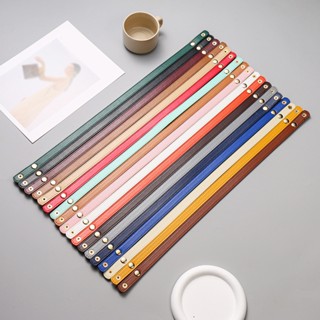 สายคล้องกระเป๋า หูหิ้วกระเป๋า หนัง PU แบบเปลี่ยน DIY สีทองทึ…