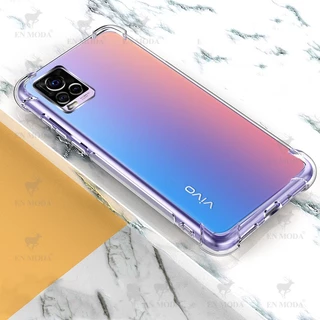 สําหรับ Vivo V20 Pro Vivo 2018 บาง โปร่งแสง ซิลิโคน เจลลี่ เคส นิ่ม พร้อมสี่มุม เสริม โปร่งใส เคส