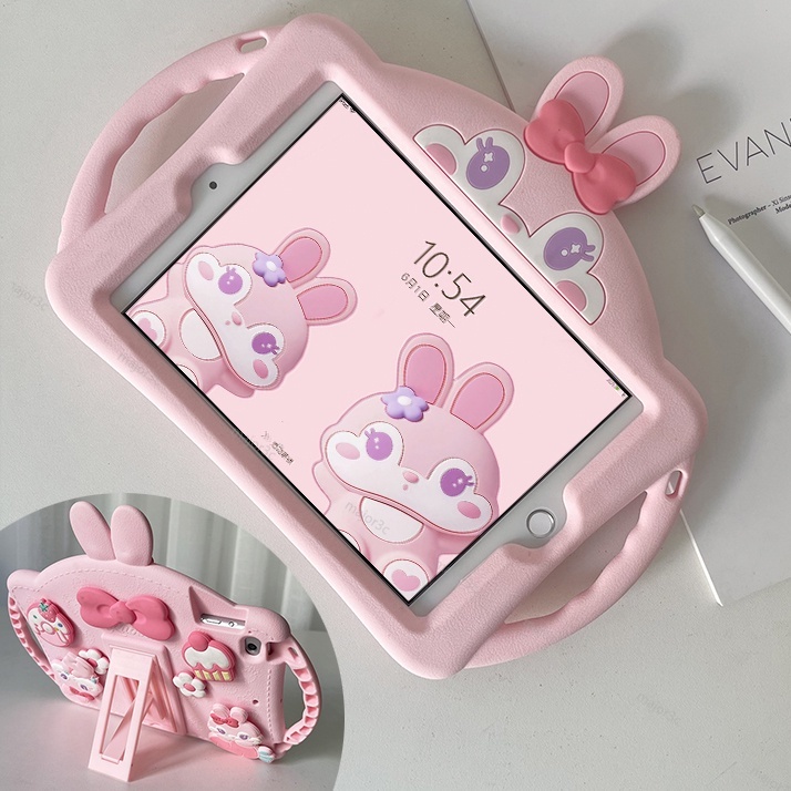 สำหรับ ipad mini7 air6 air11 air13 2024 M2 M3 A16 11 2025กรณี เคสซิลิโคน ลายการ์ตูนน่ารัก กันกระแทก สําหรับ Ipad Mini 6 Air 5 4 3 2 1 Ipad 5th 6th 7th 8th 9th 10th Gen 2022 2021 2020 2019 Ipad 10.2 10.9 Pro 9.7 10.5 11 นิ้ว