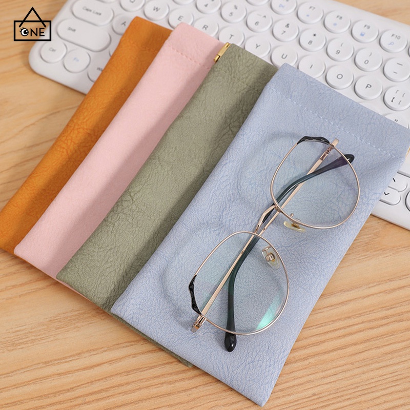 COD❤️กระเป๋าแว่นตาหนังนิ่มหลากสีสีสันสดใสแฟชั่นระดับไฮเอนด์แบบพกพากันน้ำทนทานผู้ชายและผู้หญิงราคาถูกที่สุดขายส่ง-a.one