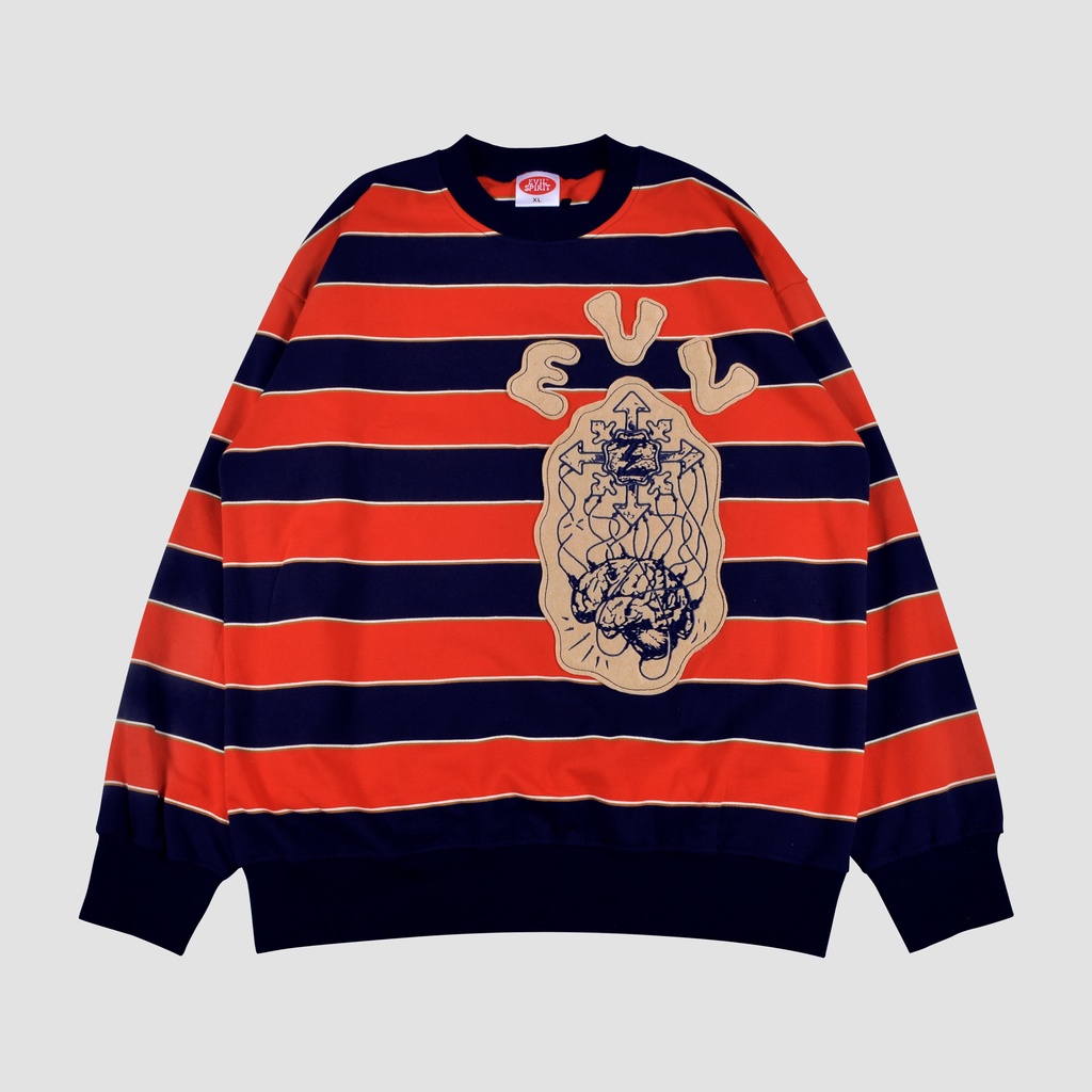 EVILSPIRIT CREWNECK - YARAN RED UNISEX