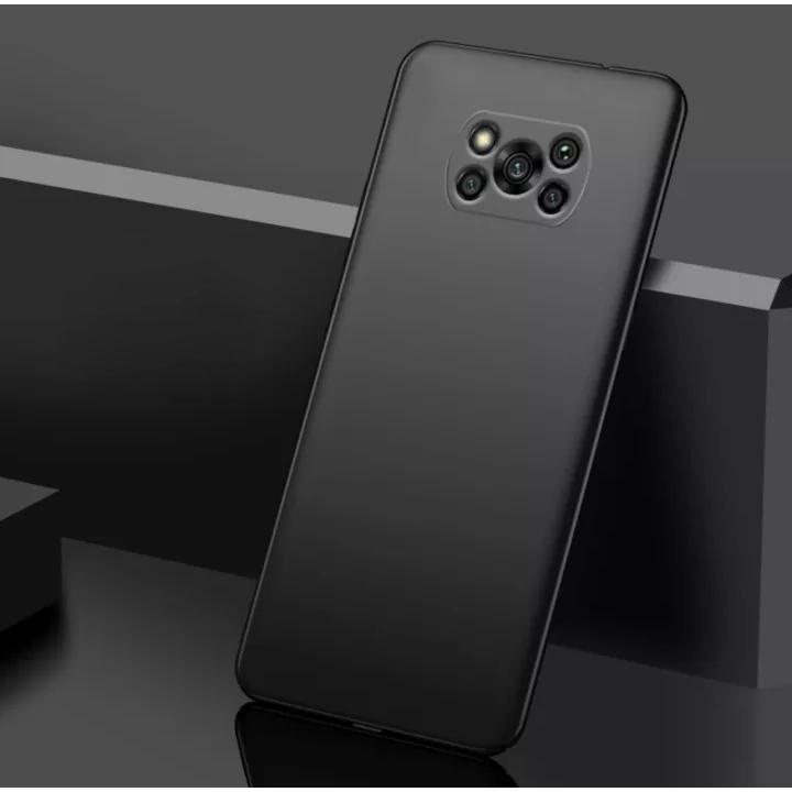 เคส Poco X3 / X3 NFC สำหรับโปโก้ ซิลิโคนสีดำ กันกระแทก นิ่ม TPU Case