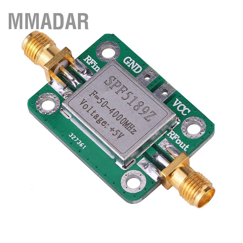 MMADAR LNA 50-4000MHz SPF5189 RF เครื่องขยายเสียงเครื่องรับสัญญาณสำหรับ FM HF VHF / UHF Ham วิทยุ