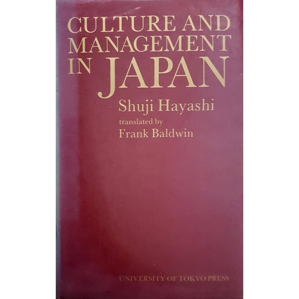 Culture and Management in Japan : Professor Hayashi Shuji