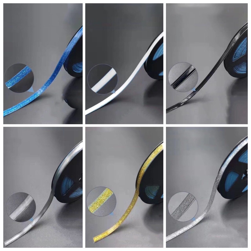 ❤ เทปยางแนว กันน้ำ ยาแนว แต่งขอบ สติ๊กเกอร์กันน้ำ เทปกาวกันน้ำ ยาว 6 เมตร ติดขอบอ่าง ชักโครก ห้องน้ำ ห้องครัว ❤ - รูปที่ 2