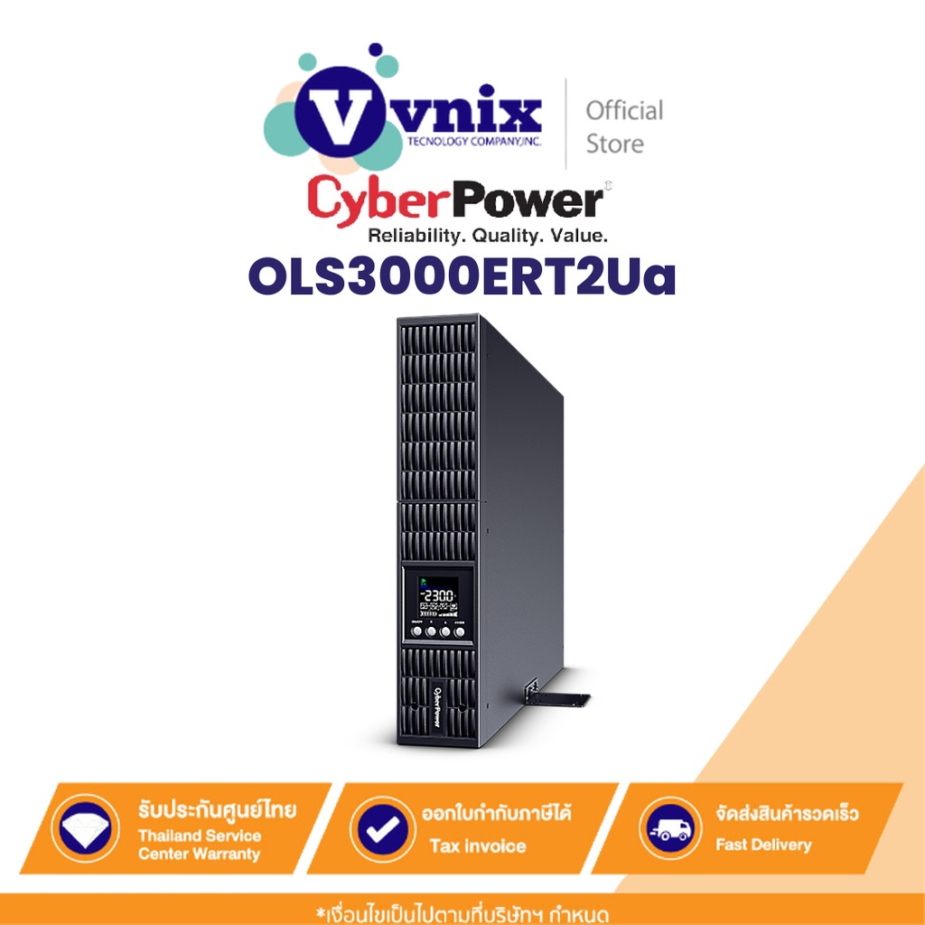 OLS3000ERT2UA 3000VA/2700W Rack Online UPS By Vnix Group