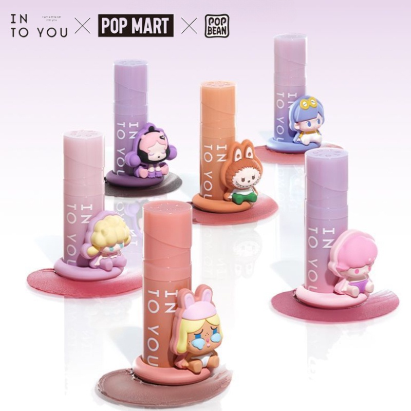 Into You Into You×pop Mart ลิปสติกโคลน เนื้อแมตต์ ไม่เหนียวติดง่าย