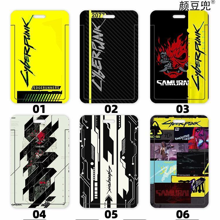Cyberpunk 2077 ชุดการ์ดรถบัสโรงงาน บัตรประจําตัวประชาชน โรงเรียน