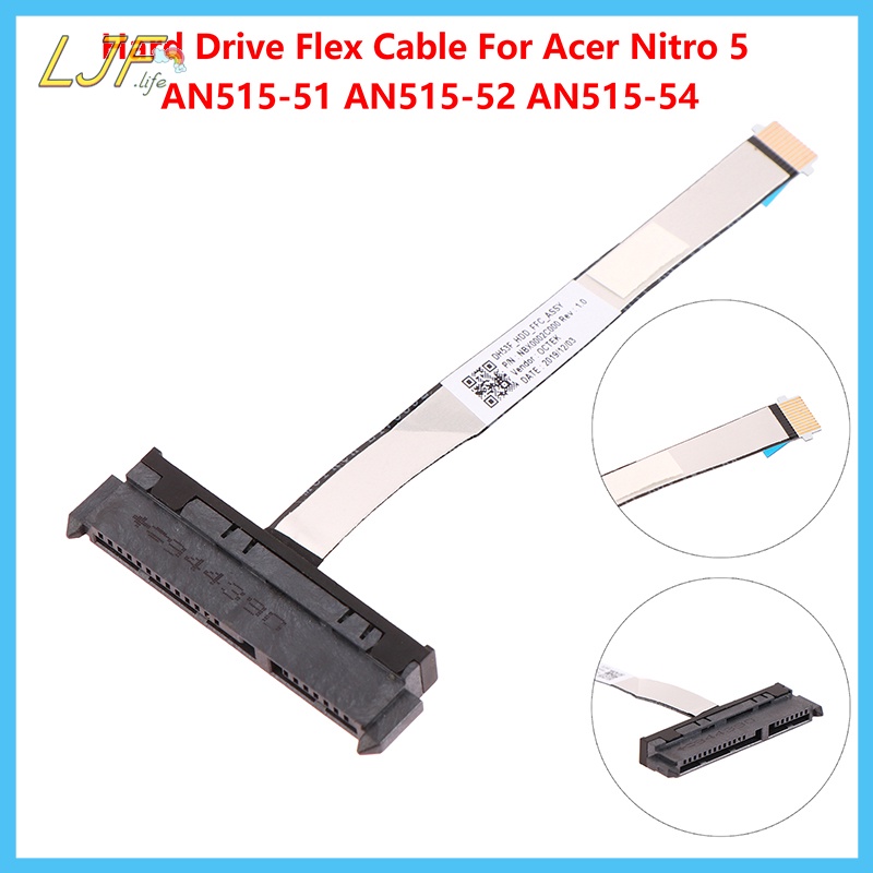 Ljf สายเคเบิลเชื่อมต่อฮาร์ดไดรฟ์ HDD SSD SATA สําหรับแล็ปท็อป Acer Nitro 5 AN515-51 NBX0002C000