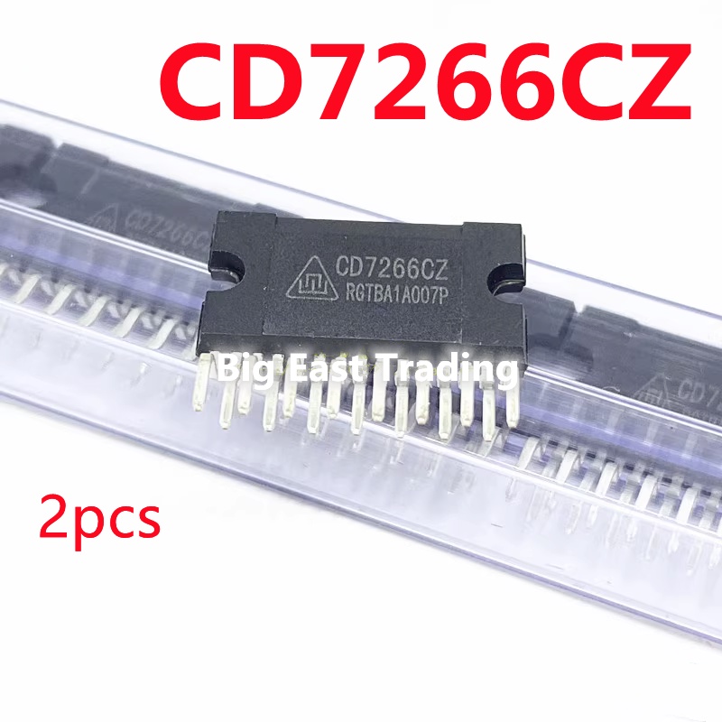 ชิปวงจรรวม CD7266CZ ZIP15 สําหรับยานยนต์ 2 ชิ้น