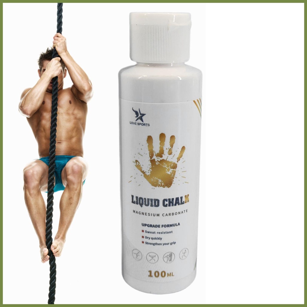 Liquid Chalk GYM ออกกําลังกายชอล์กสําหรับยกน้ําหนัก Sweat-Resistant Long Lasting Lifting Chalk สําหร