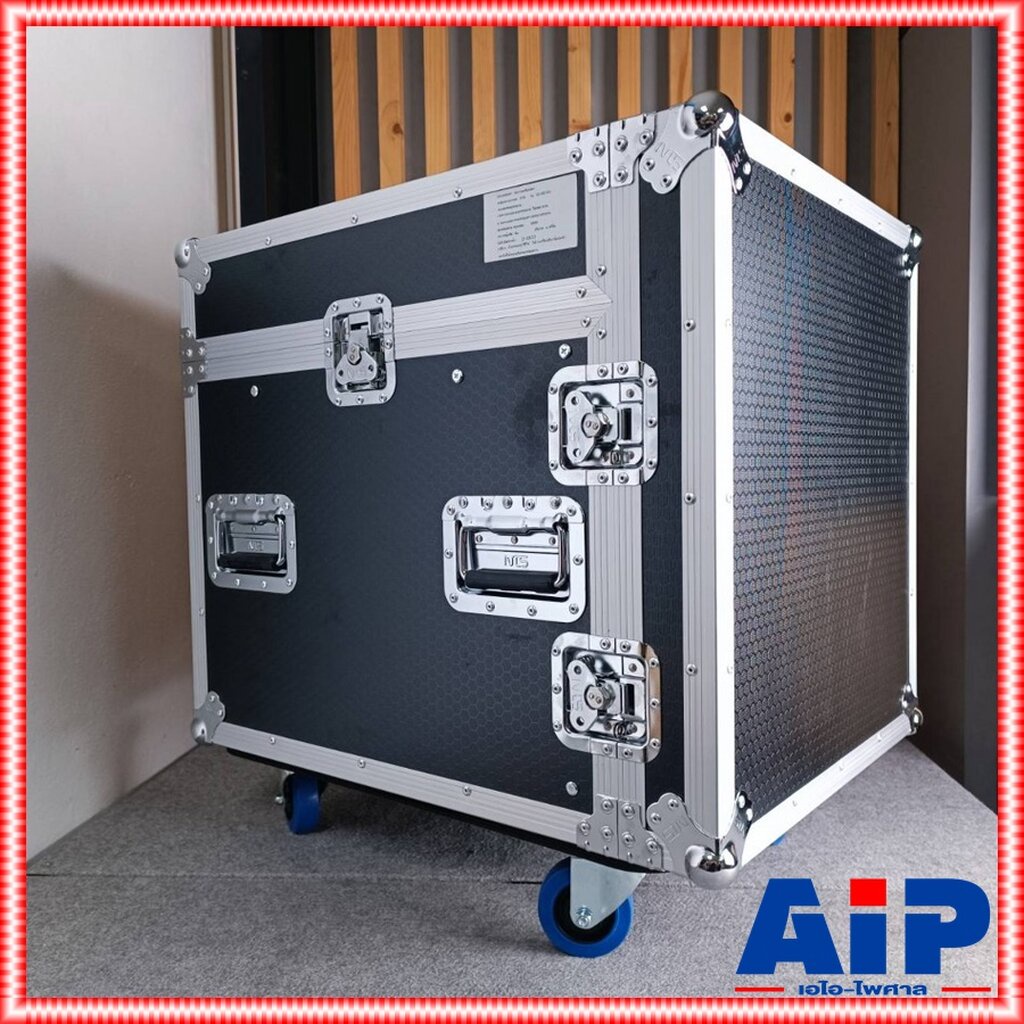 NTS RACK SC-MC10U 3ฝาลึก22นิ้ว RACK 3 ฝา พร้อมล้อ พื้นที่สำหรับเก็บเครื่องเสียง 10U SCMC10U SC MC10U