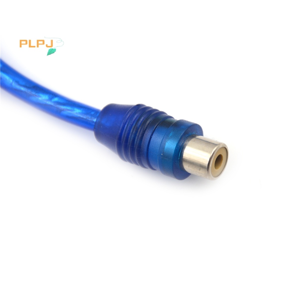 Plpj 1 RCA ตัวเมีย เป็น 2 ตัวผู้ ตัวแยกสัญญาณเสียงสเตอริโอ สายเคเบิลอะแดปเตอร์ Y ใหม่