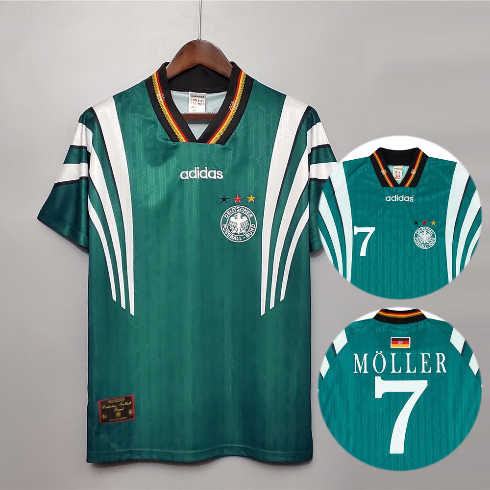 Retro 1996 Germany Away Football Jersey  Shirt Customized Name and Number