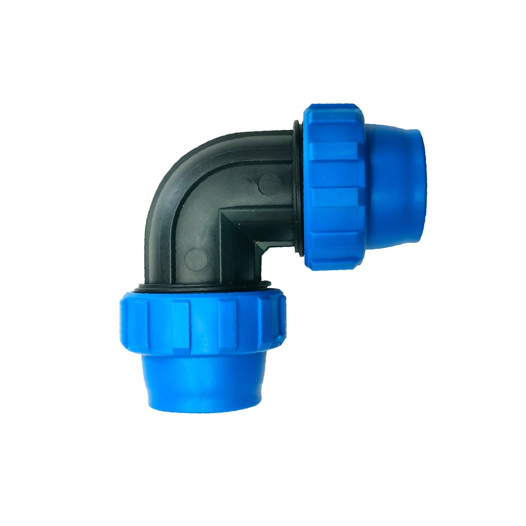 ข้องอPE (ข้อล็อก) ขนาด 25mm. ตราTajima ข้องอพีอี ข้อต่องอ อุปกรณ์เสริมระบบน้ำ ข้อต่อประปา ระบบน้ำ - รูปที่ 2