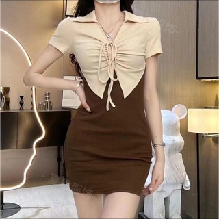 DR118 / DR120 DRESS SEXY BAHAN KNIT ELEGANT MODEL TERBARU ROK MINI TERSEDIA UKURAN S/M/L/XL