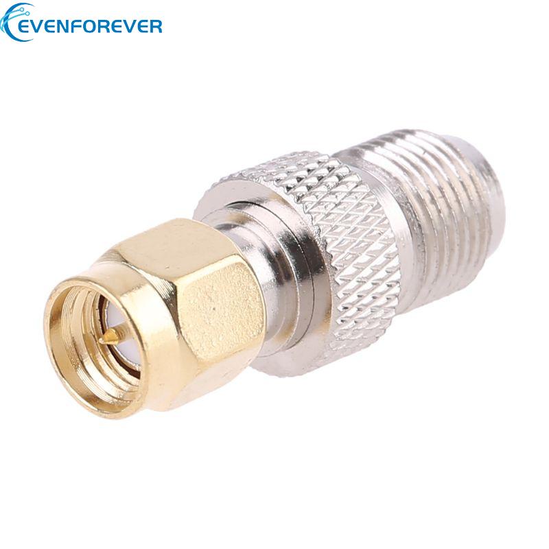 อะแดปเตอร์เชื่อมต่อ EV SMA Female To Type F Female Plug Straight RF Coaxial
