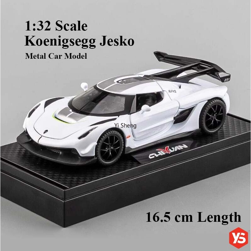 โมเดลรถยนต์ Koenigsegg Jesko สเกล 1:32 ของเล่นสําหรับเด็ก
