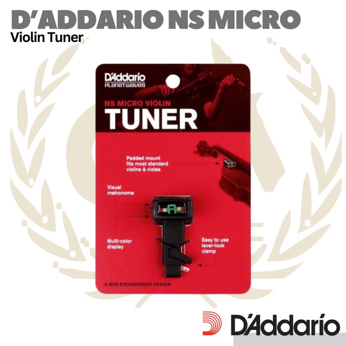 DADDARIO DADARIO PLANET WAVES CHROMATIC MICRO VIOLIN VIOLIN TUNER PW-CT-14