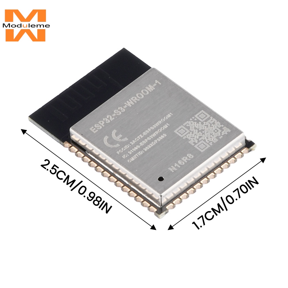 โมดูลบอร์ดทดลอง ESP32-S3-WROOM-1 N16R8 N8R2 WiFi บลูทูธ 5.0 32-bit Dual Core MCU