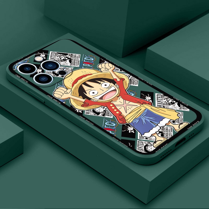 เคส Redmi 13 A3 13C 12 5G S2 MF022A ซิลิโคน One Piece Luffy ทนต่อการตกปกอ่อนเคสโทรศัพท์