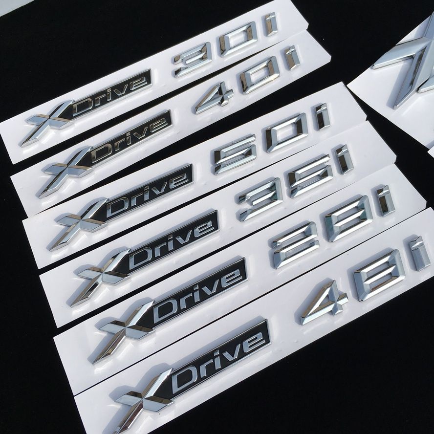 BMW BMW Modified Car Labeling Word Label Xdrive35I Fender Side Label X1 X3 X5 X6 20i 28i 40i Four-wh