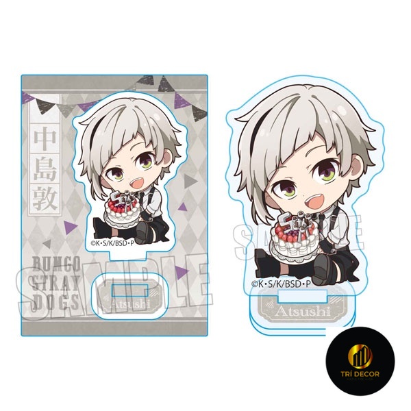 Standee Atsushi Atsushi Chuuya Doppo 5th Anniversary ver. Bungo Dogs Study อุปกรณ์ตกแต่งโต๊ะเข้ามุม