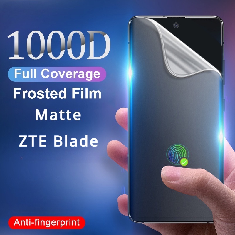 ฟิล์มกันรอยหน้าจอ สําหรับ ZTE Blade A54 A72 A73 A72S A52 lite Matte Hydrogel film for ZTE Blade A51 