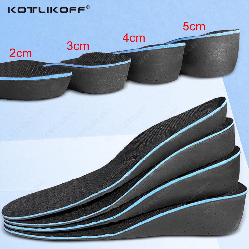 2-5 ซม.ที่มองไม่เห็นความสูงเพิ่ม Insoles แม่เหล็กแม่แบบ Insole สําหรับ Feet Arch สนับสนุนความสูง Orthopedic รองเท้า Sole Pad Unisex
