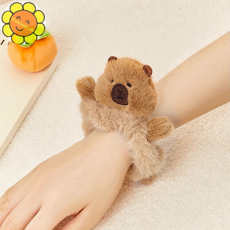 Yescont Kawaii Capybara ยางรัดผม รูปการ์ตูนสัตว์น่ารัก สําหรับเด็กผู้หญิง