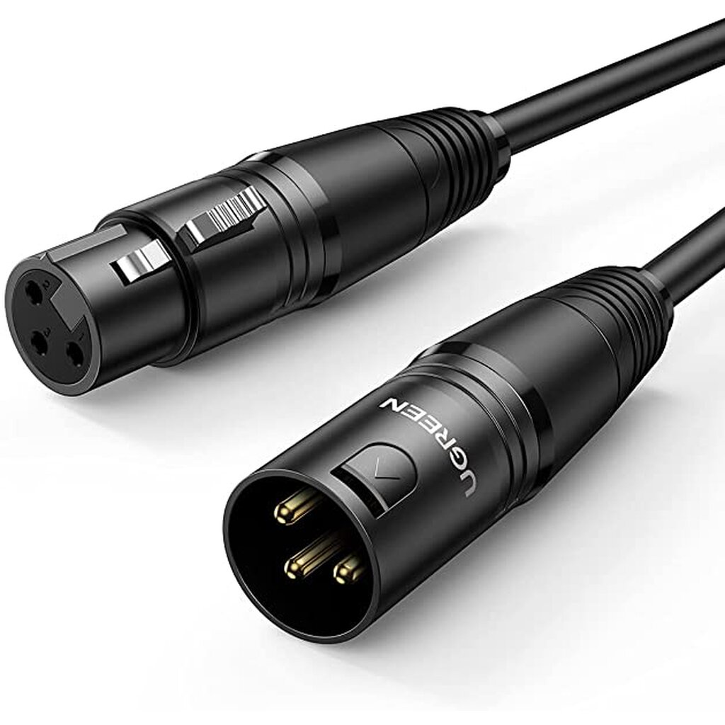 UGREEN AV130 3pin XLR Male to Female Microphone Audio Extension Cable
