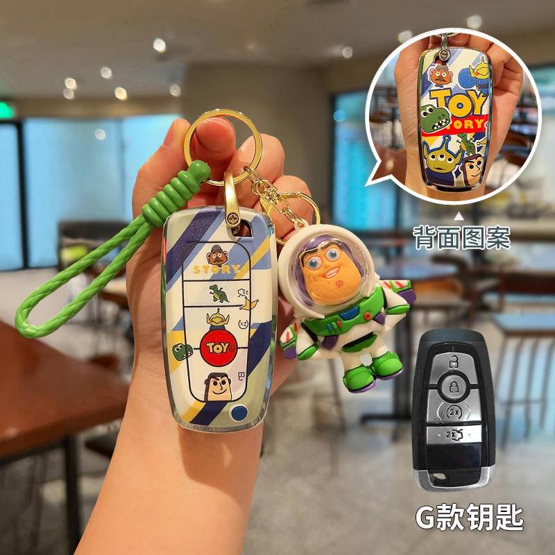 ที่ใส่กุญแจรีโมทรถยนต์ Ford Ranger Everest พวงกุญแจรถ. กระเป๋าใส่กุญแจรถ