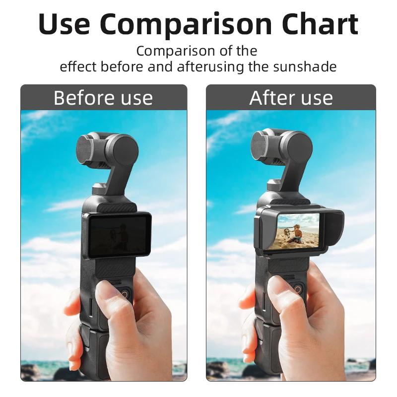 ม่านบังแดด น้ําหนักเบา อุปกรณ์เสริมกล้อง สําหรับ for DJI Osmo Pocket 3