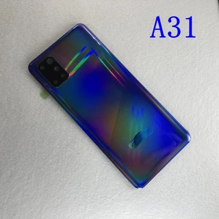 SAMSUNG สําหรับSamsung Galaxy A31 A41 A51 A71 2020 A315 A415 A515 A715 ฝาหลังแบตเตอรี่ด้านหลังประตูเปลี่ยนอะไหล่ซ่อม