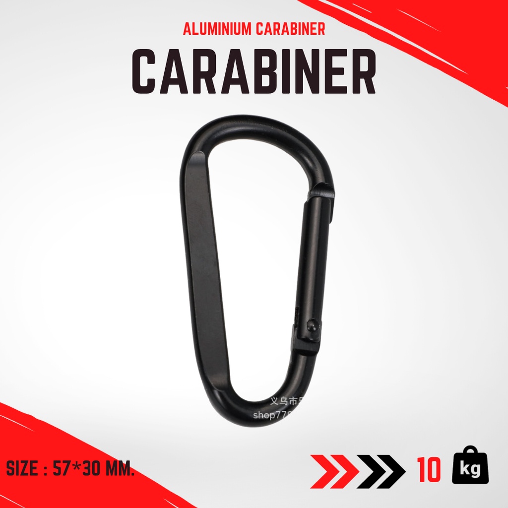 Momopersara พวงกุญแจตะขอ คาราบิเนอร์ ตะขอ carabiner ตะขอแขวนเกี่ยวของ ไว้สำหรับแขวนของต่างๆ น้ำหนักเบา พกพาสะดวก