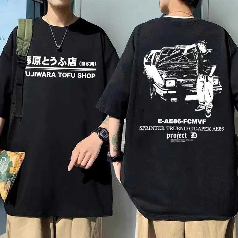 ระดับแสง a เสื้อยืด พิมพ์ลายกราฟฟิครถยนต์ มังงะ Toyota 1985S Ae86 Fcmvf Sprinter Trueno Gt Apex Fuji