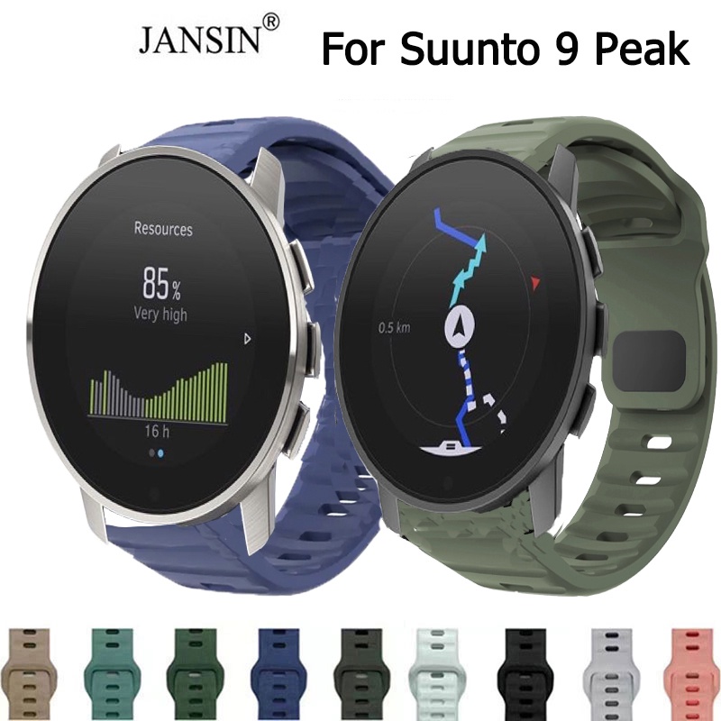 สาย Suunto 9 Peak สายนาฬิกา สายนาฬิกา ซิลิโคน สำหรับ Suunto9 Peak สมาร์ทวอทช์