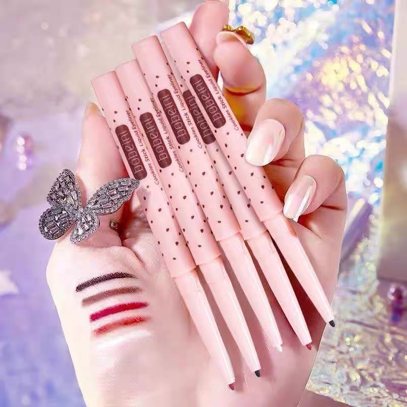 pink girl: ปากกาอายไลเนอร์ กันน้ํา ไม่เปื้อนง่าย ลบออกง่าย สําหรับแต่งหน้า มีหลายสี E0301