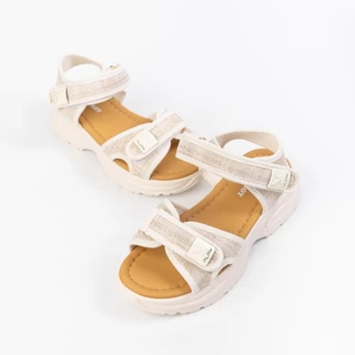 PLAYBOY รุ่น Glint Platform Sandals รองเท้าแตะรัดส้นผู้หญิง รหัส ST-HS254C144R ดีไซน์รัดส้น สีVanilla Cream