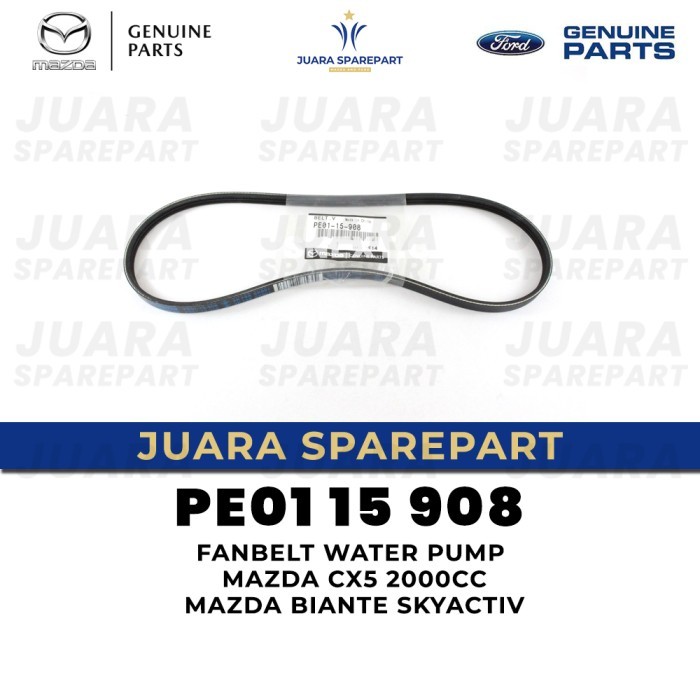 Fanbelt ปั๊มน้ํา Mazda CX5 2000cc Mazda Biante Skyactiv Original Mazda 3PK798