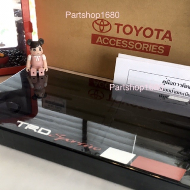 กันน้ำ กรอบป้ายทะเบียนTRD แท้เบิกห้างโตโยต้า กรอบป้ายTRD Toyota