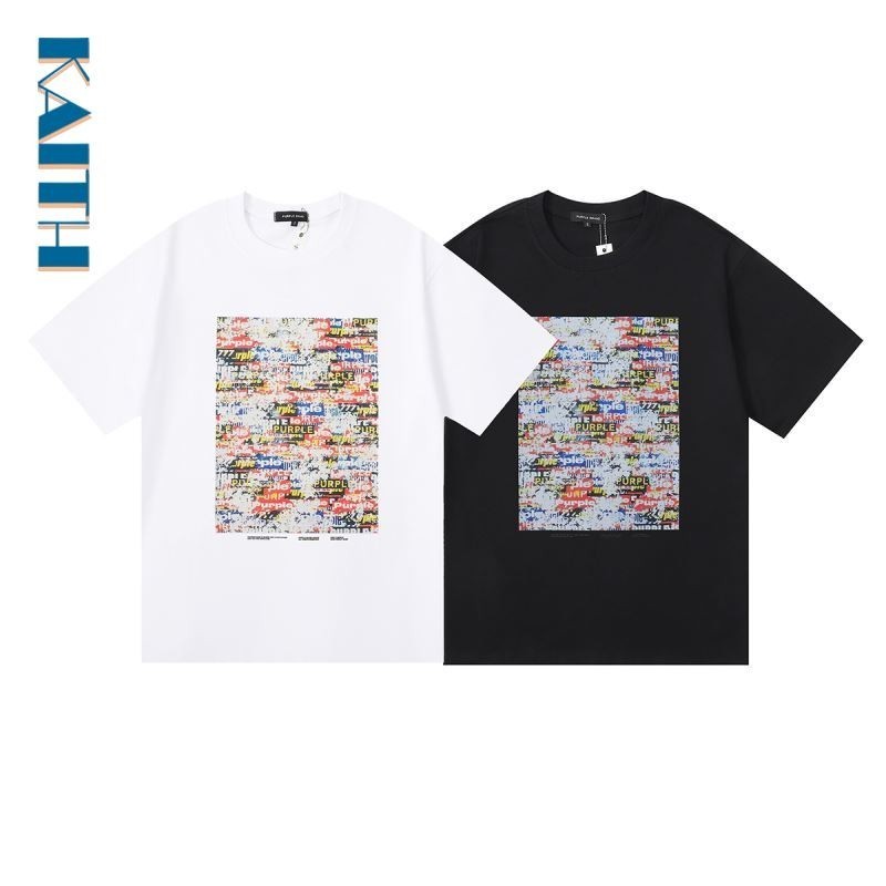 [พร้อมส่ง]#T2 Cotton T-shirt Print graphic logo lettering Ko สไตล์ ชุดปกติ S-5XL คอกลม แฟชั่น