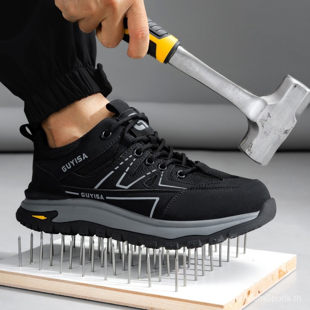 รองเท้าเซฟตี้ รองเท้าทํางาน anti smashing anti crill นุ่มทนต่อการสึกหรอ F111 39-44