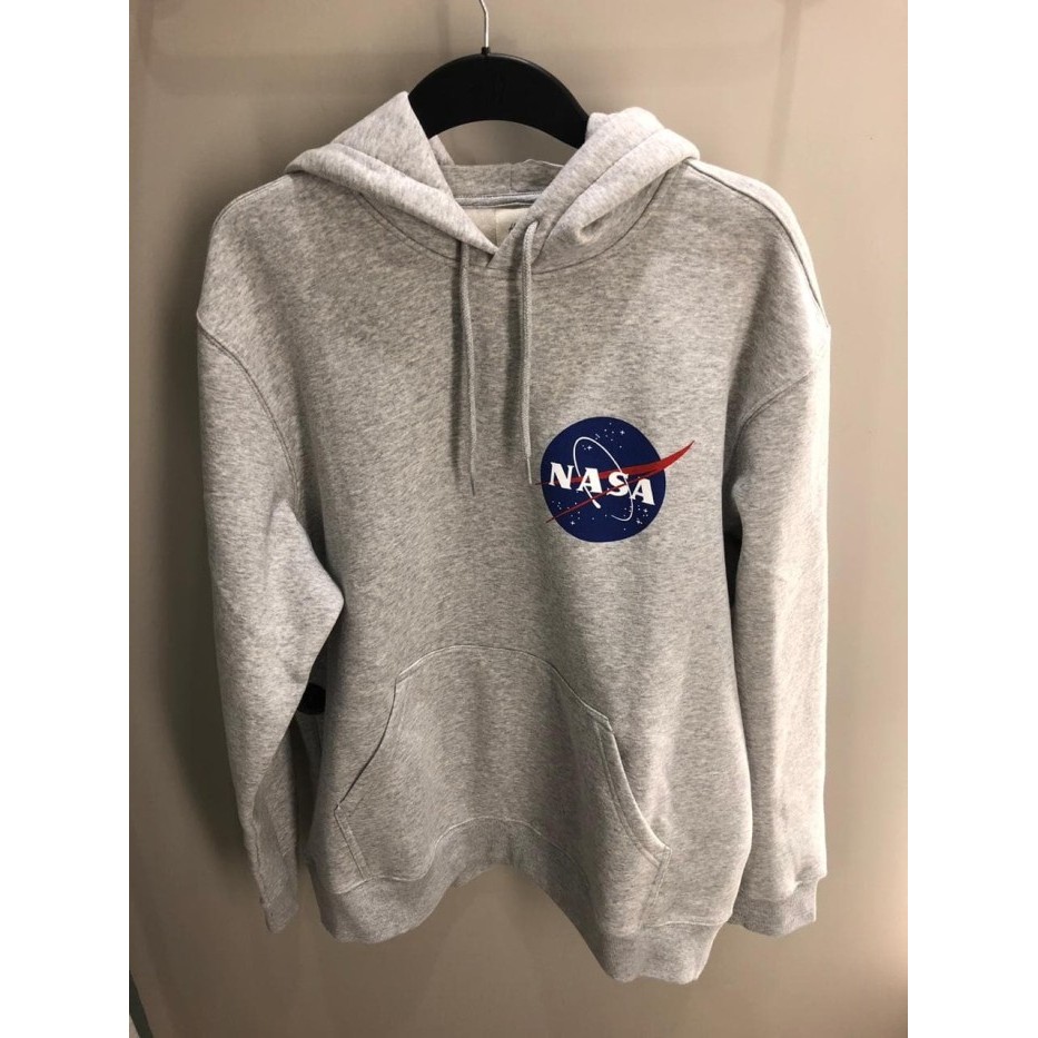 NASA Hoodie Jacket ด้านหน้าและด้านหลัง PRINT - M