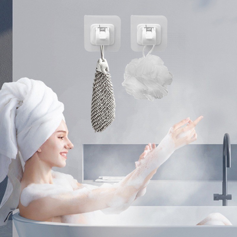 แนะนำ ผ้าม่าน 2/6/10 ชิ้น Self กาวผ้าม่าน Rod Brackets-เล็บฟรีปรับผู้ถือ Clamp Hooks-ห้องน้ําผ้าเช็ดตัวผู้ถือ Fixing แขวน Rack ราคาพิเศษ มีเก็บเงินปลายทาง