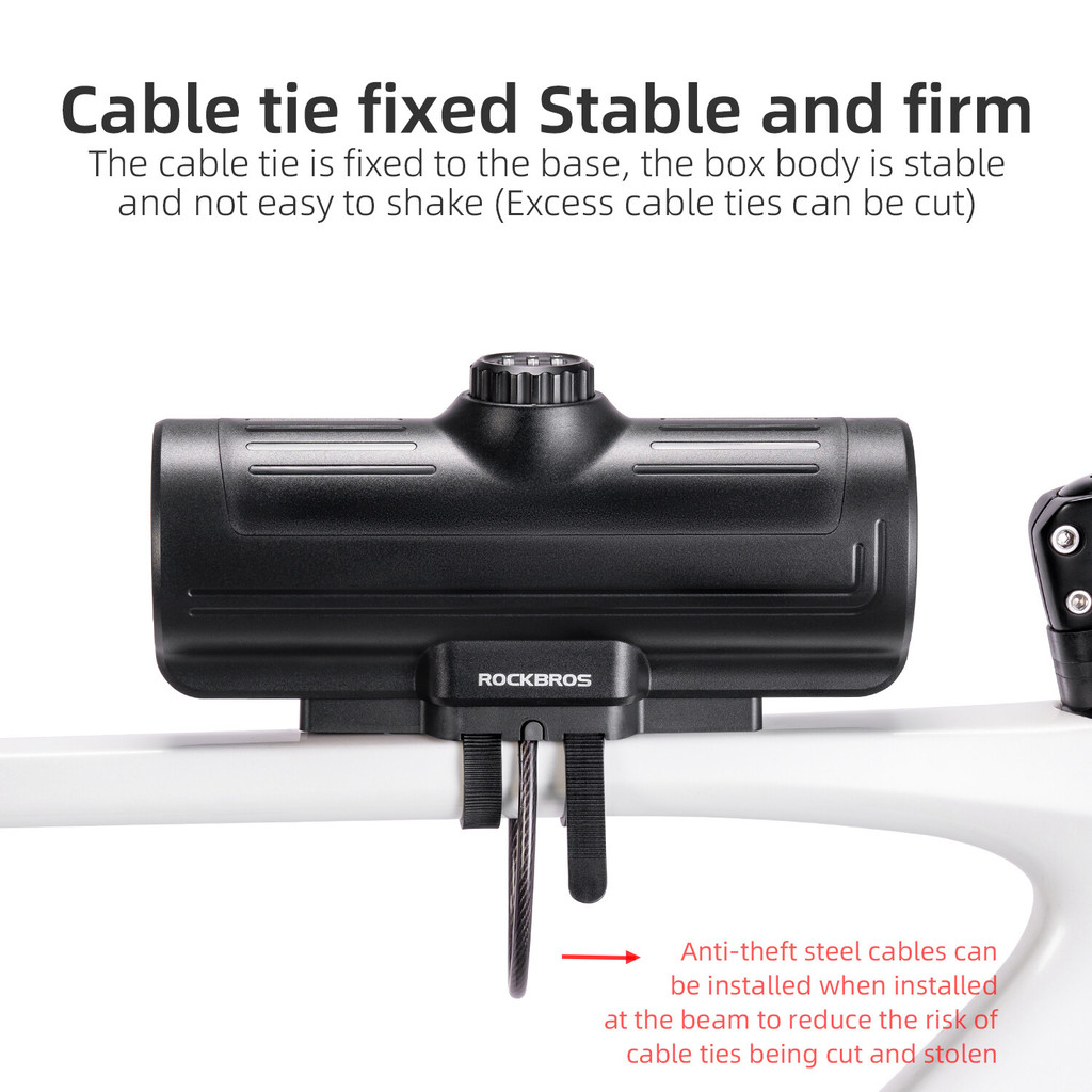 Rockbros รหัสผ่านกล่องเก็บ MTB จักรยานเสือหมอบหลอดปลอดภัยกระเป๋าขนาดใหญ่ความจุ Hard Sheel ขี่กุญแจ Anti-Theft ประเภทโรตารี่กระเป๋าอุปกรณ์จักรยาน - รูปที่ 3