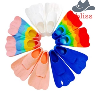 Bliss ชุดตีนกบว่ายน้ํา สีรุ้ง หลากสี สําหรับเด็ก ว่ายน้ํา